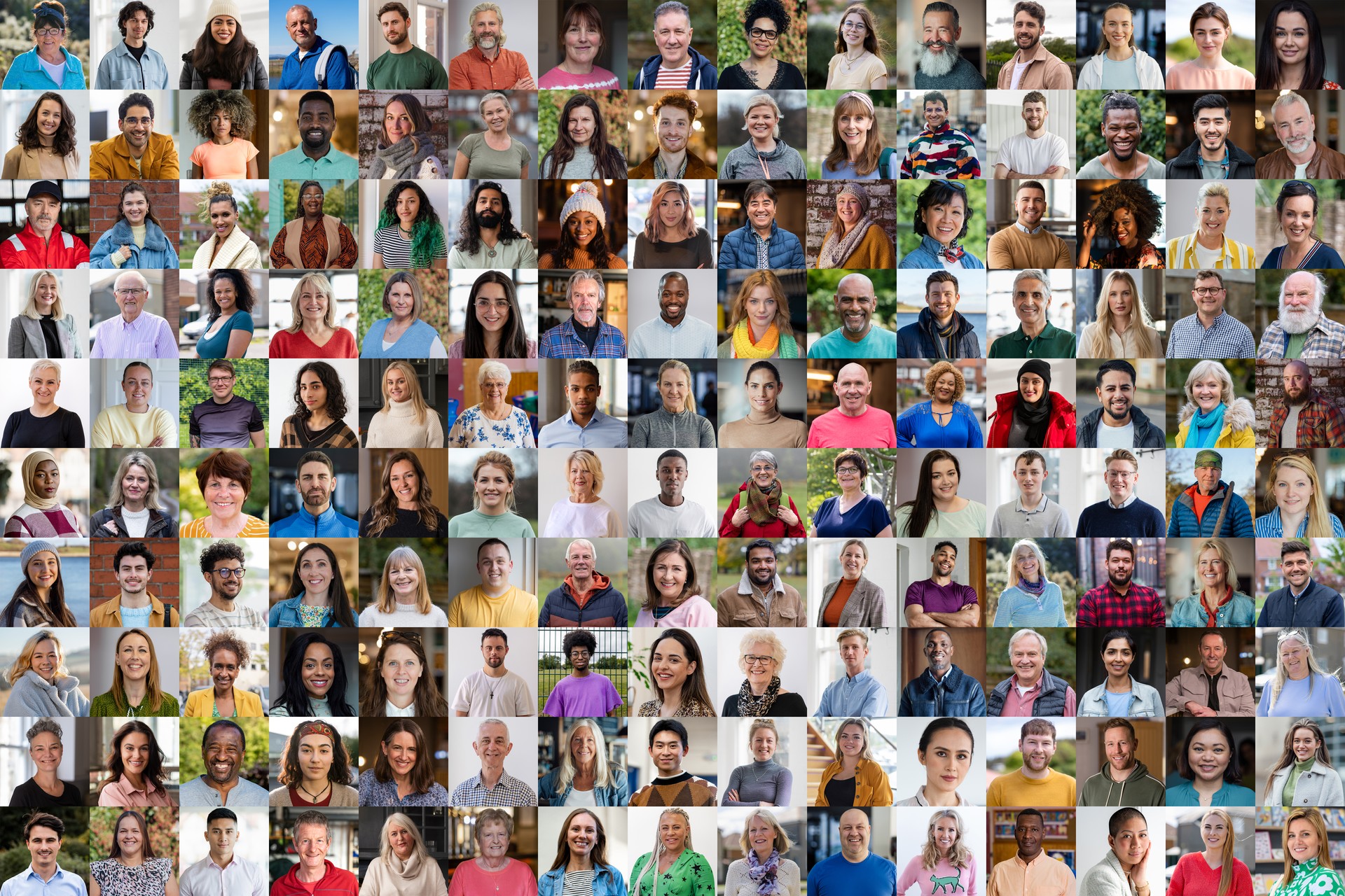 150 Individual Personalities Collage